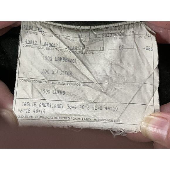 valstar bergdorf goodman COAT Packable Hooded Lambswool Jacket Sz XL - Picture 10 of 12